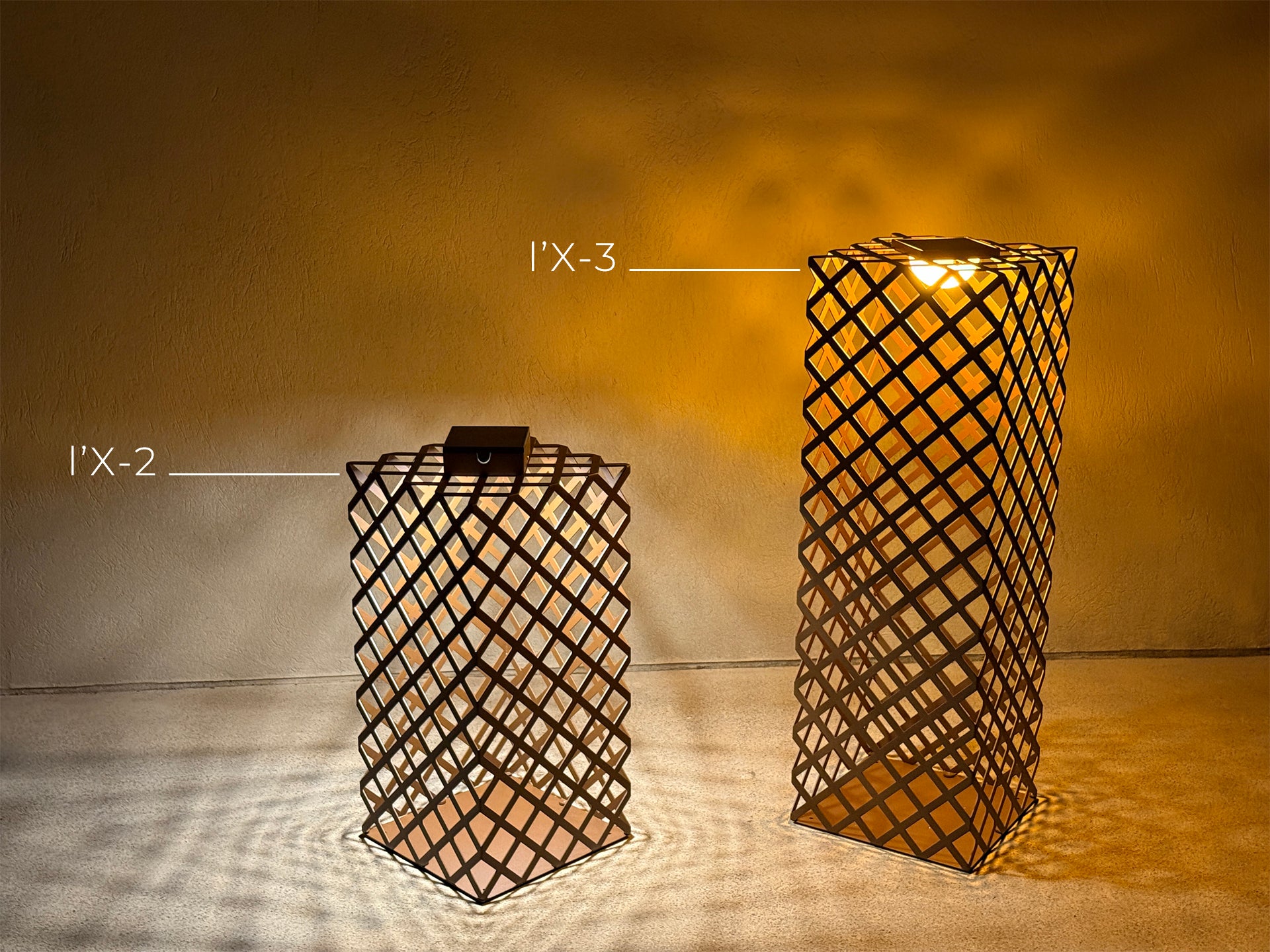 Solar wall light test