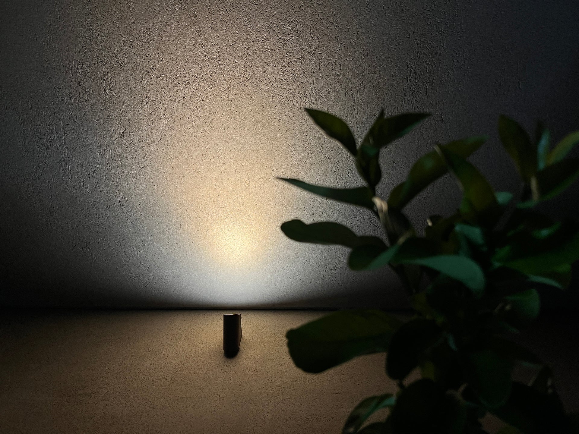 Solar wall light test
