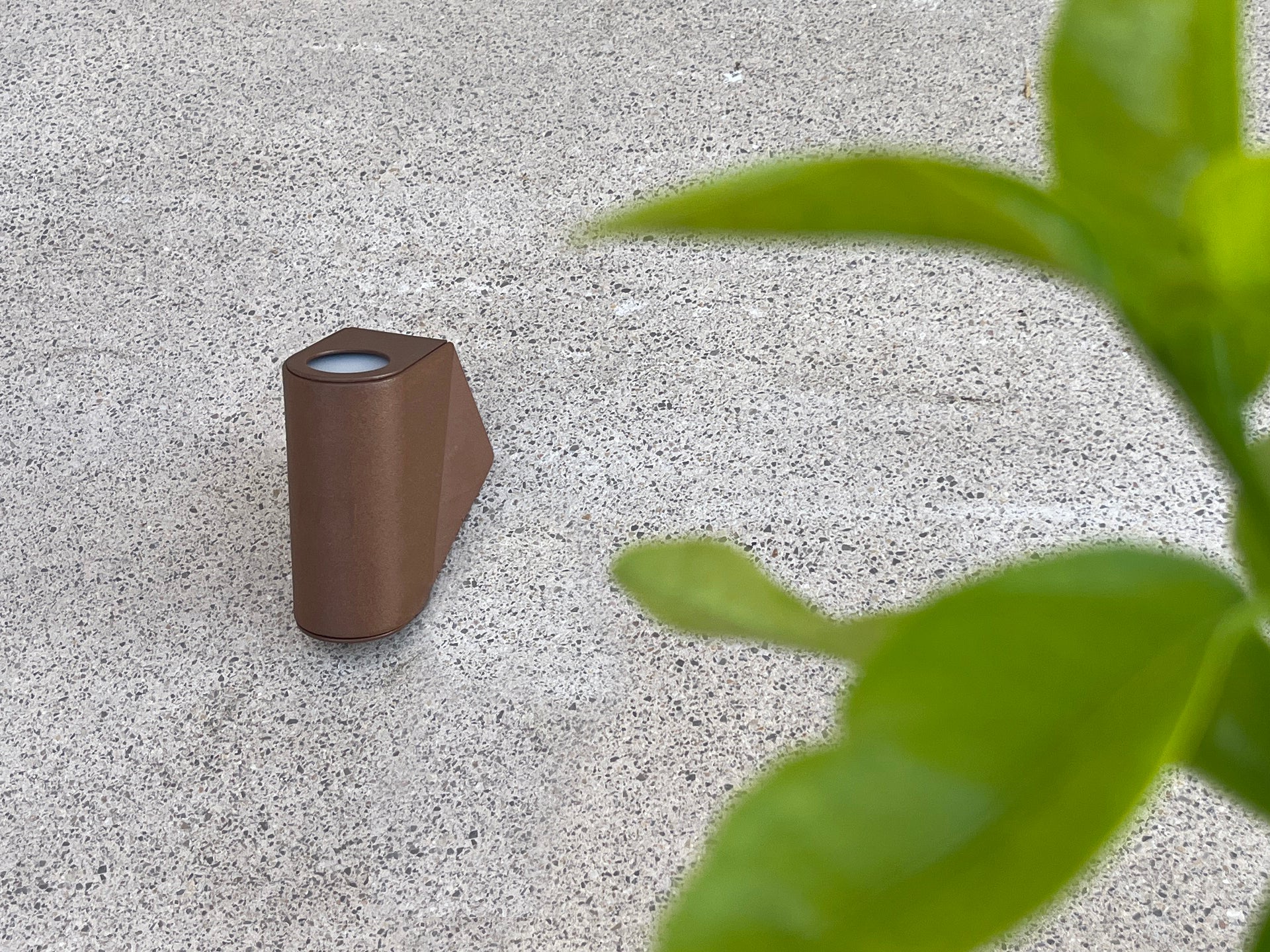 Solar wall light test