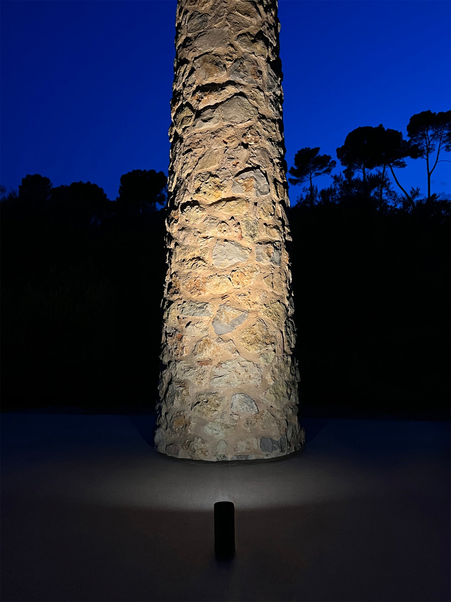 Solar wall light test