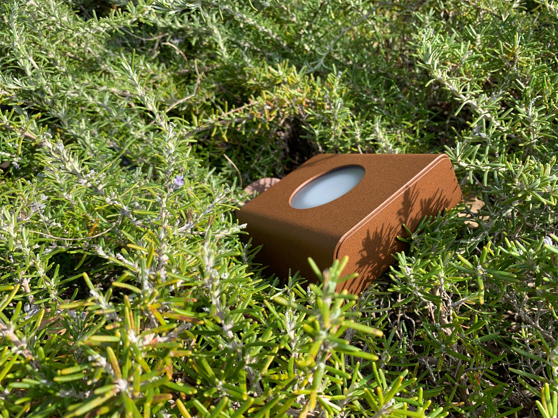 Solar wall light test